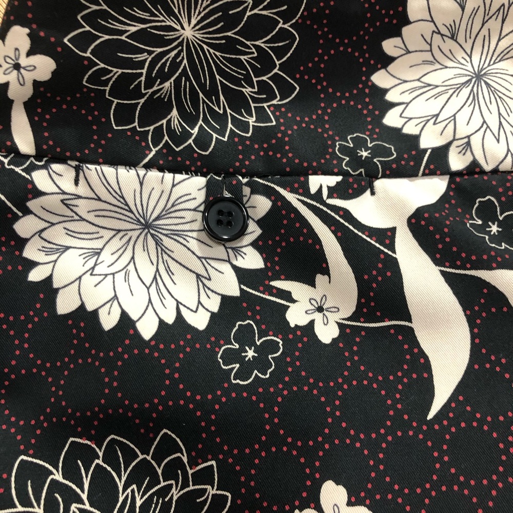 Ann Taylor LOFT Floral Pleated Skirt with Pockets! 6P Petite - Picture 4 of 8